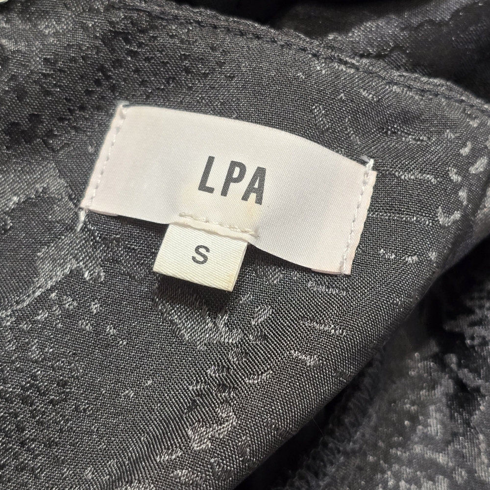 LPA Black Danuta Crop Top Women's Size Small - Picture 7 of 12